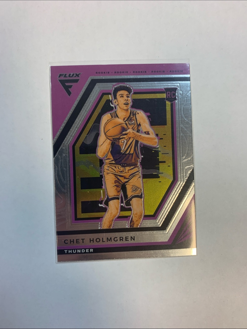 Panini Chet Holmgren Card - Yellow and Black Design